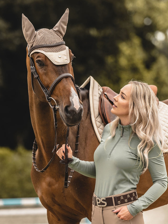 PS of Sweden Pole Jump Saddle Pad Sand