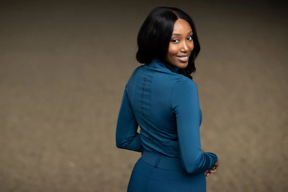 Equestrian Stockholm Vision Base Layer Blue Meadow