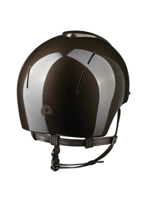 KEP Smart Nova Helmet Metal Polish Brown - Brown Star