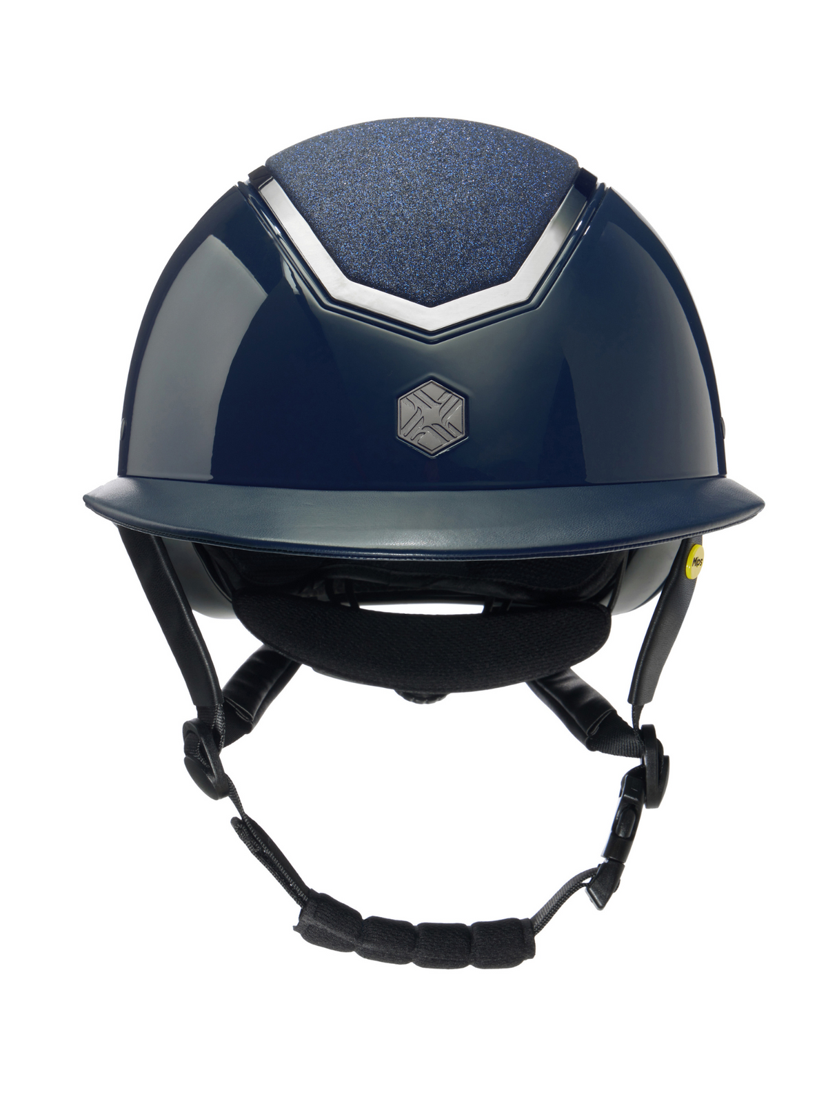 Charles Owen Kylo Sparkly Helmet Navy Gloss/Pewter
