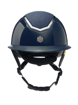 Charles Owen Kylo Sparkly Helmet Navy Gloss/Pewter