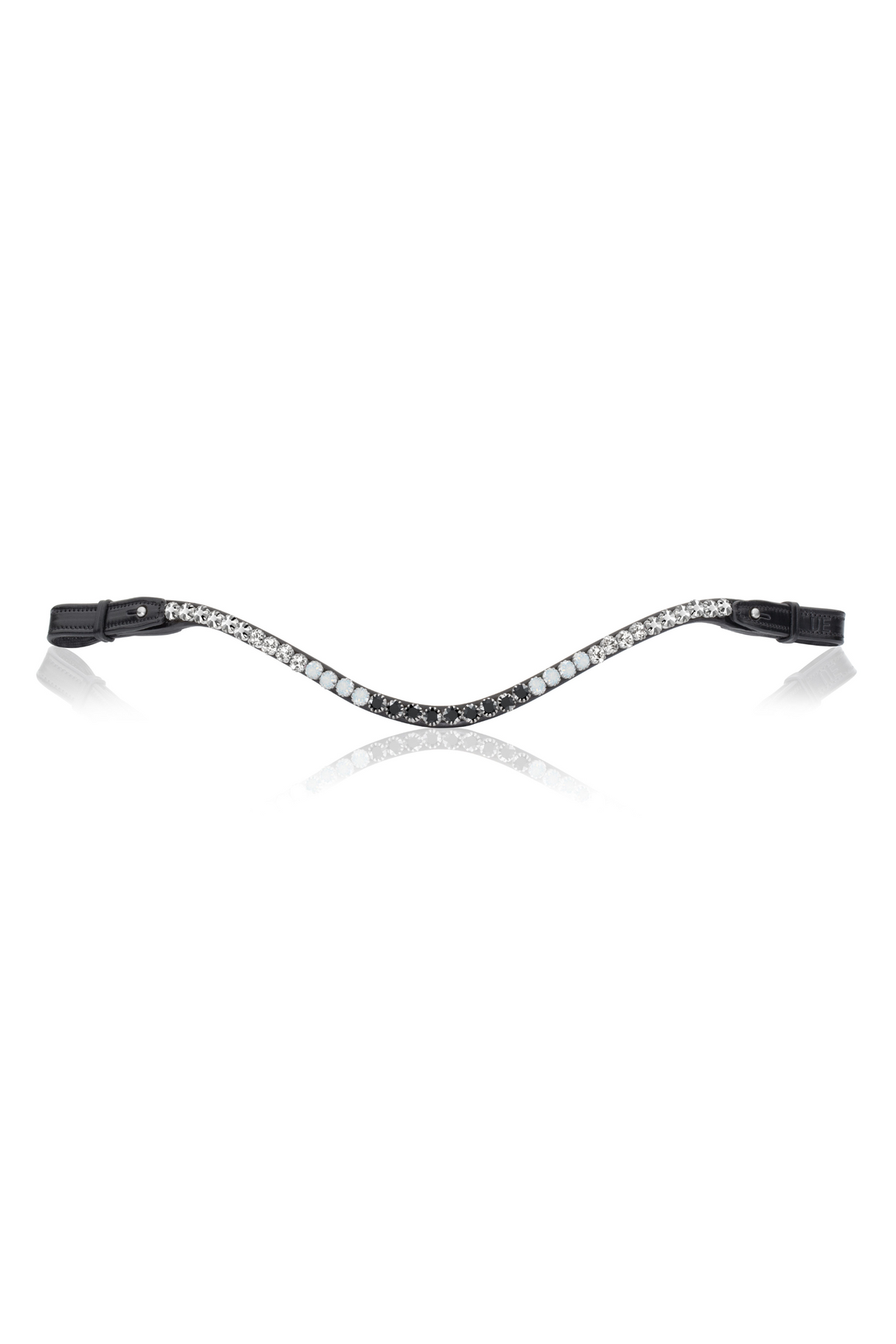Utzon Equestrian Elegant Browband Quatre Ebony