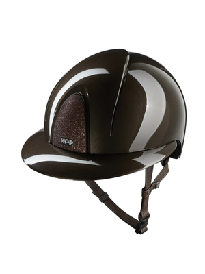 KEP Smart Nova Helmet Metal Polish Brown - Brown Star