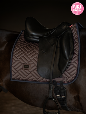 Equestrian Stockholm Dressage Saddle Pad Modern Mocha