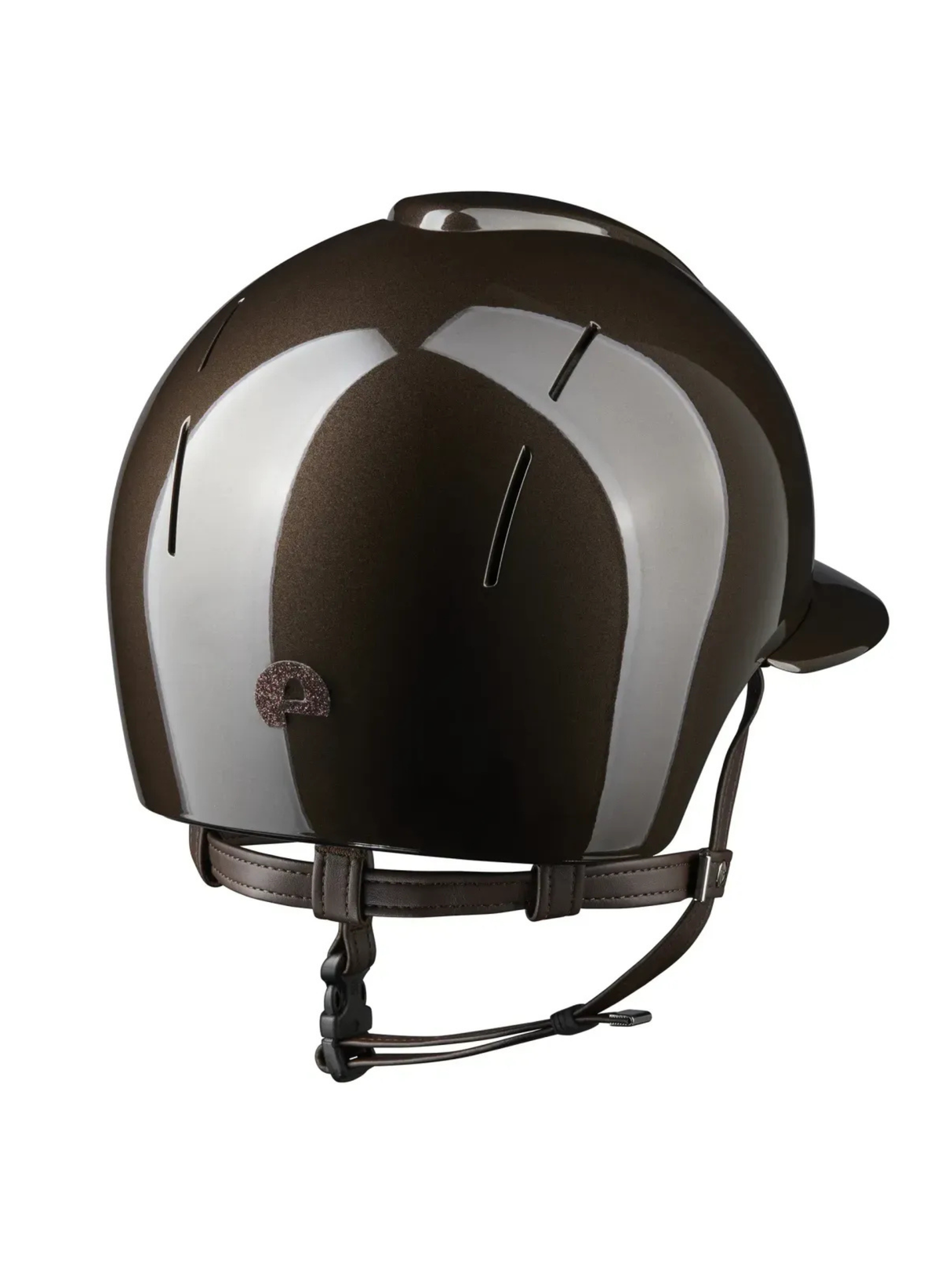 KEP Smart Nova Helmet Metal Polish Brown - Brown Star