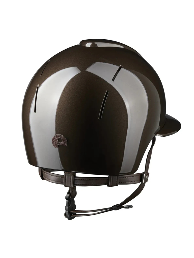 KEP Smart Nova Helmet Metal Polish Brown - Brown Star