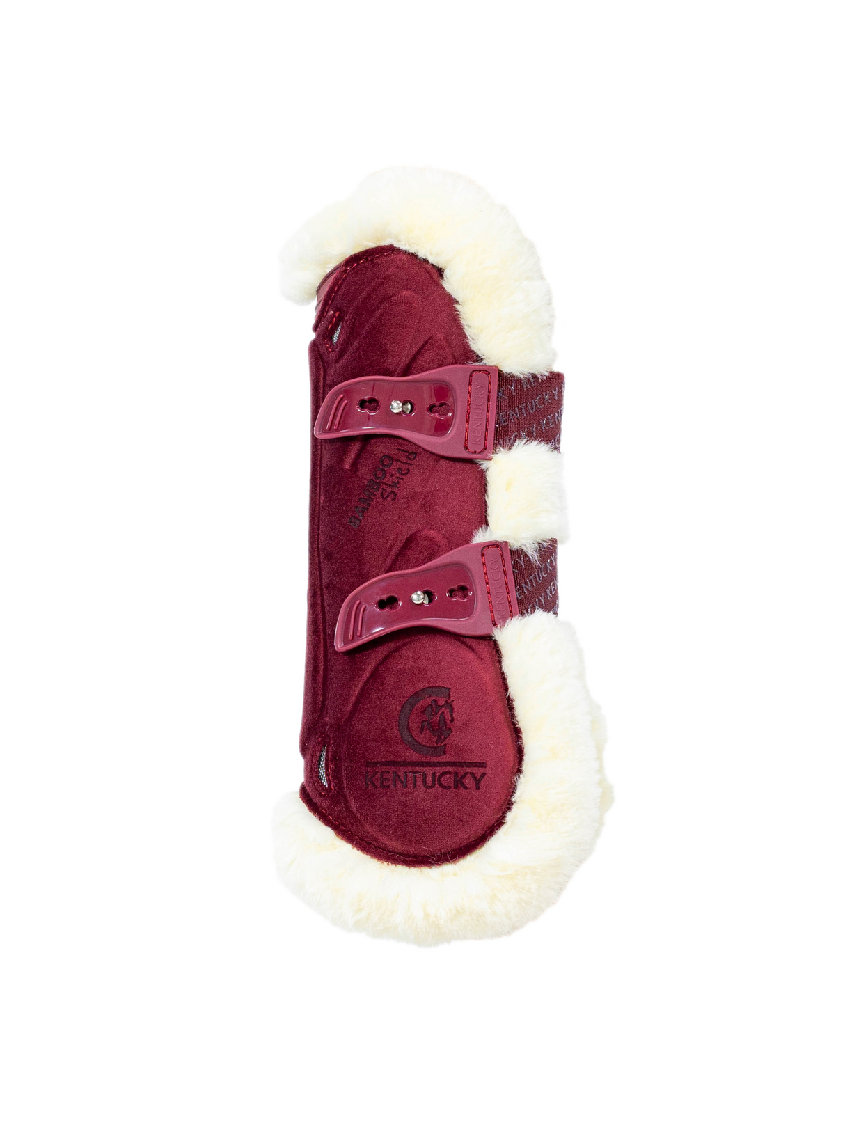 Kentucky Velvet Fleece Bamboo Tendon Boots Bordeaux
