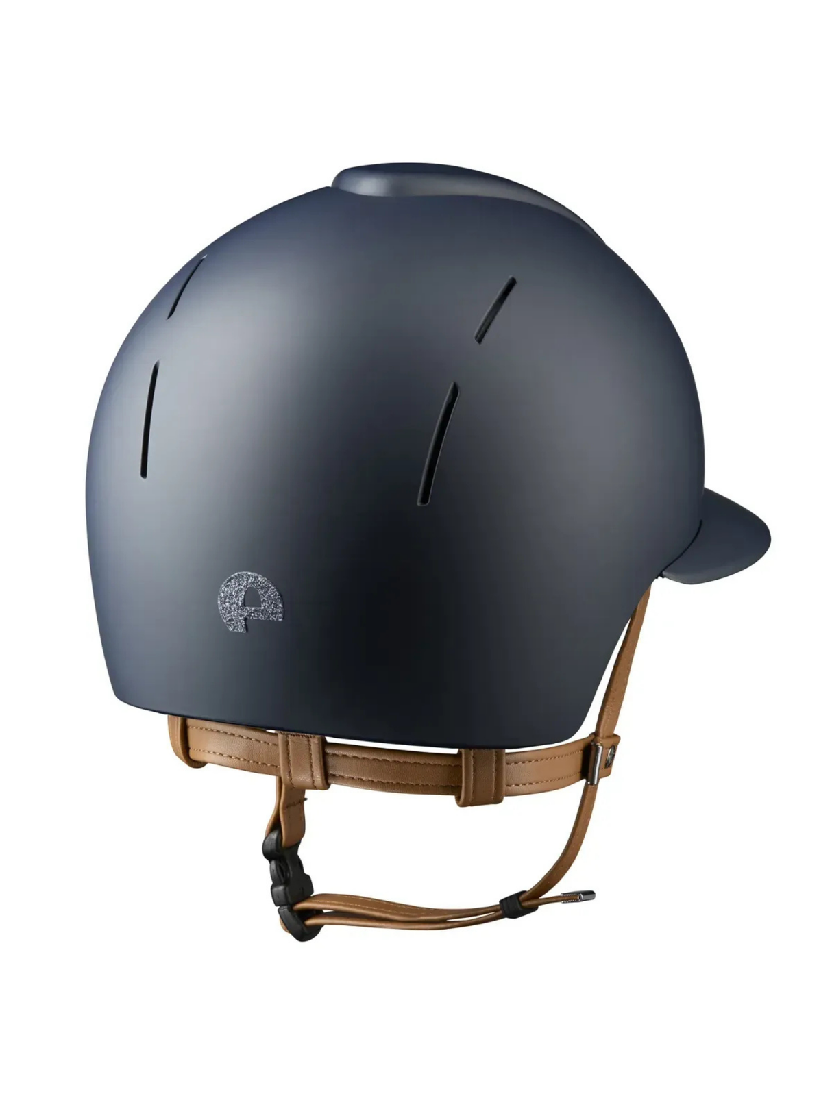 KEP Smart Nova Helmet Textile Blue - Silver Star - Beige Chinstrap