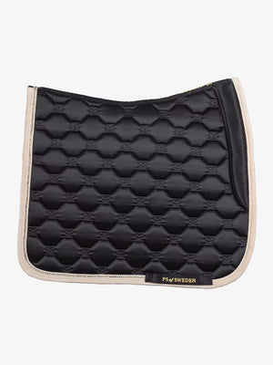 PS of Sweden Vintage Monogram Dressage Saddle Pad Black