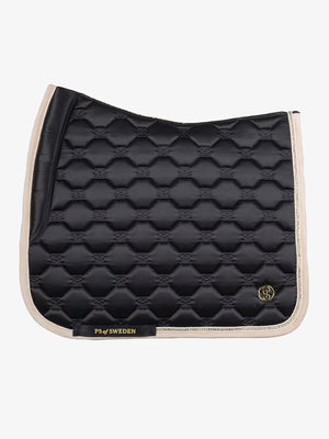 PS of Sweden Vintage Monogram Dressage Saddle Pad Black