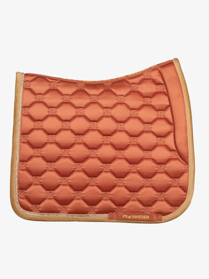 PS of Sweden Vintage Monogram Dressage Saddle Pad Chestnut Brown