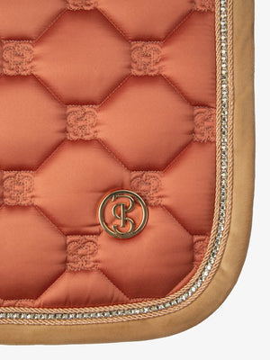 PS of Sweden Vintage Monogram Dressage Saddle Pad Chestnut Brown