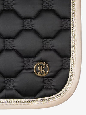 PS of Sweden Vintage Monogram Dressage Saddle Pad Black
