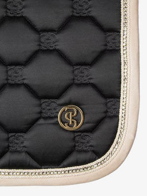 PS of Sweden Vintage Monogram Jump Saddle Pad Black