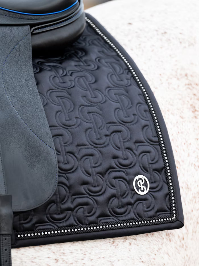 PS of Sweden Crystal Dressage Saddle Pad Black