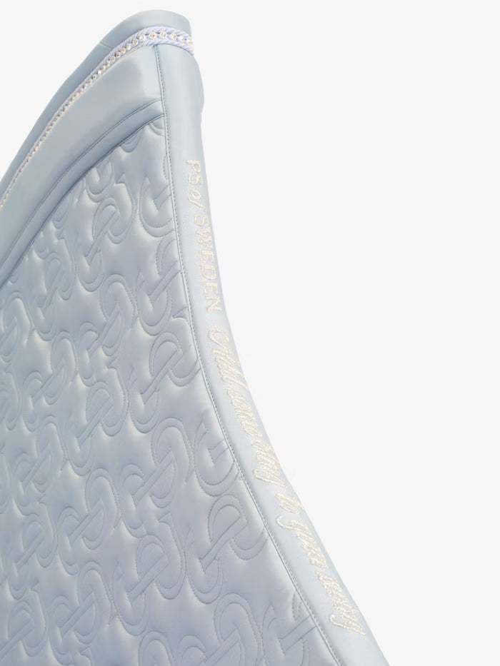 PS of Sweden Crystal Dressage Saddle Pad Blue Whisper
