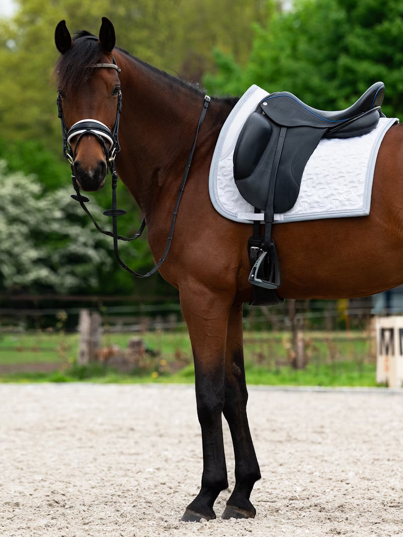PS of Sweden Crystal Dressage Saddle Pad White