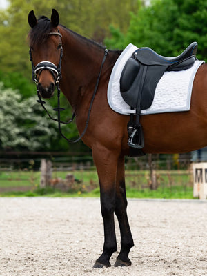 PS of Sweden Crystal Dressage Saddle Pad White