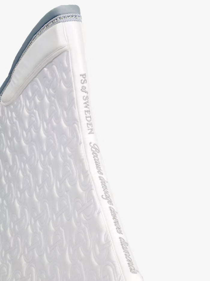 PS of Sweden Crystal Dressage Saddle Pad White