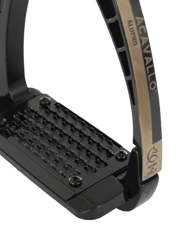 Acavallo Arena AluPro Stirrups Total Black