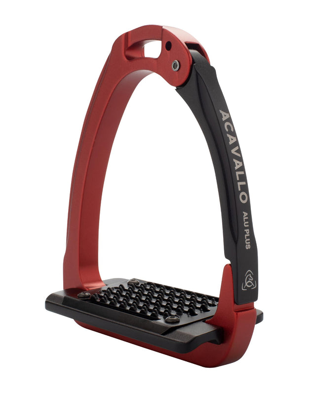 Acavallo Arena AluPlus 2.0 Stirrups Crimson Red