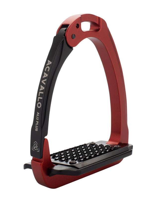 Acavallo Arena AluPlus 2.0 Stirrups Crimson Red