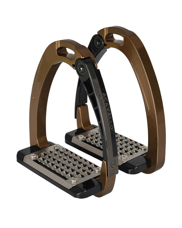 Acavallo Arena AluPro Stirrups Bronze