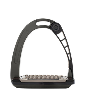 Acavallo Arena AluPro Junior Stirrups Charcoal