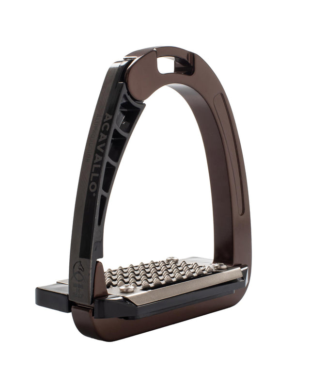 Acavallo Arena AluPro Junior Stirrups Brown