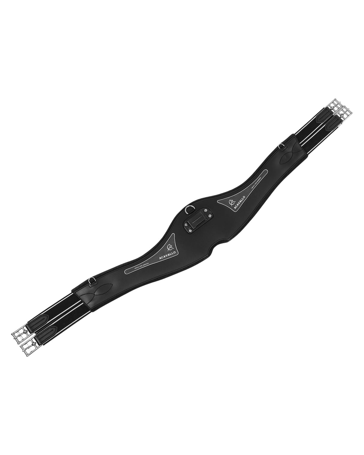 Acavallo Gel PVC Jumping Girth Black