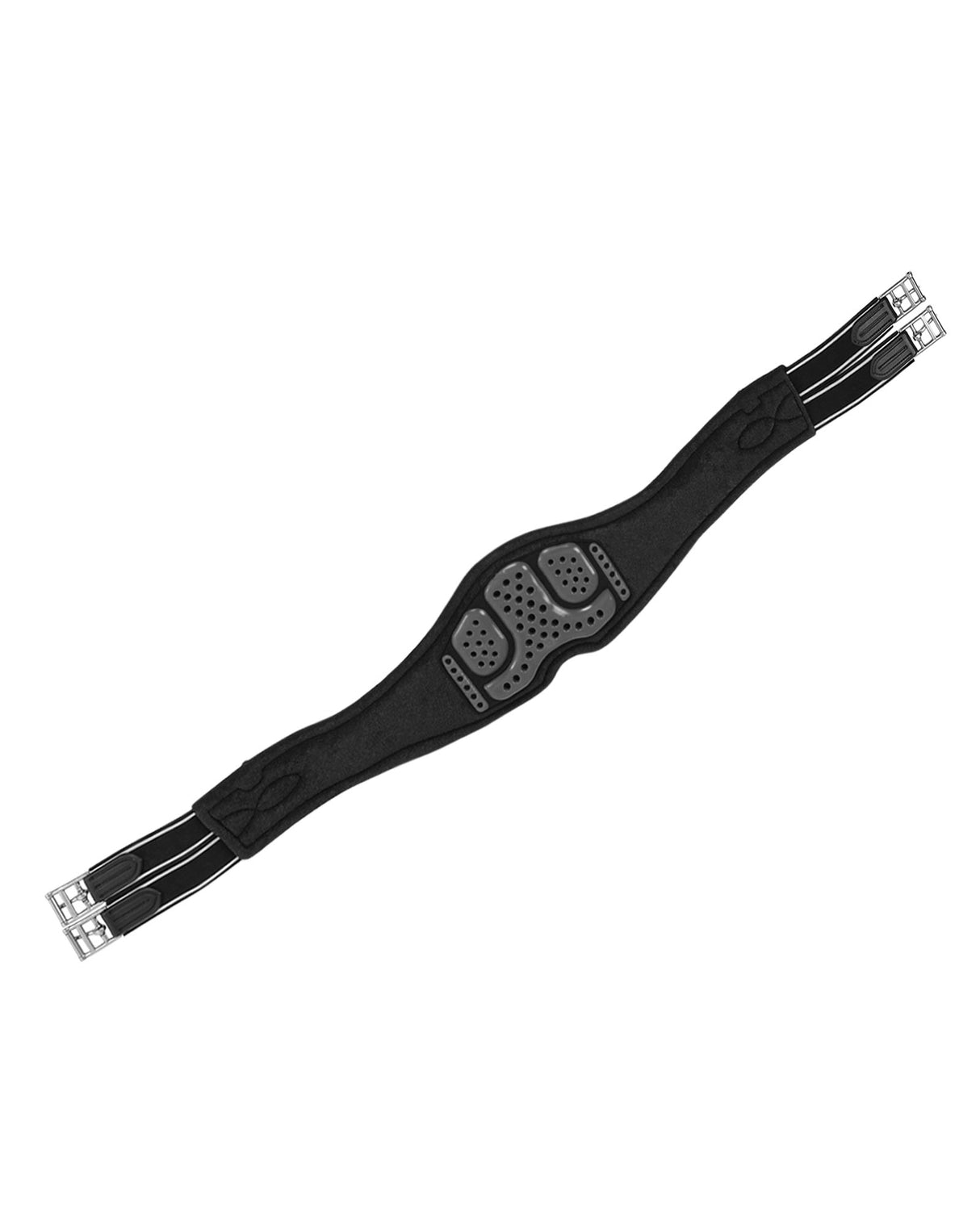 Acavallo Gel PVC Jumping Girth Black