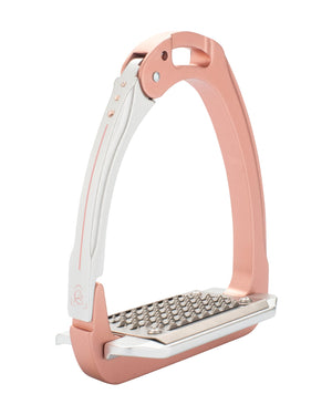 Acavallo Arena AluPlus 2.0 Swarovski Stirrups Antique Rose