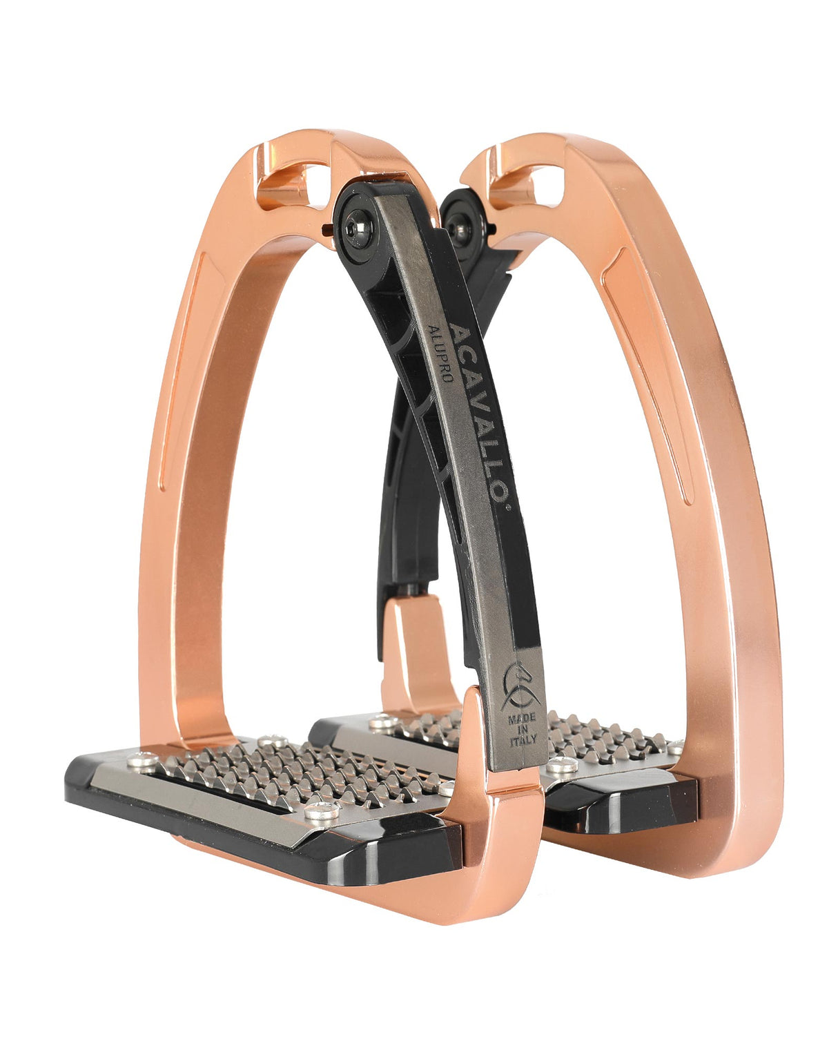 Acavallo Arena AluPro Stirrups Rose Gold