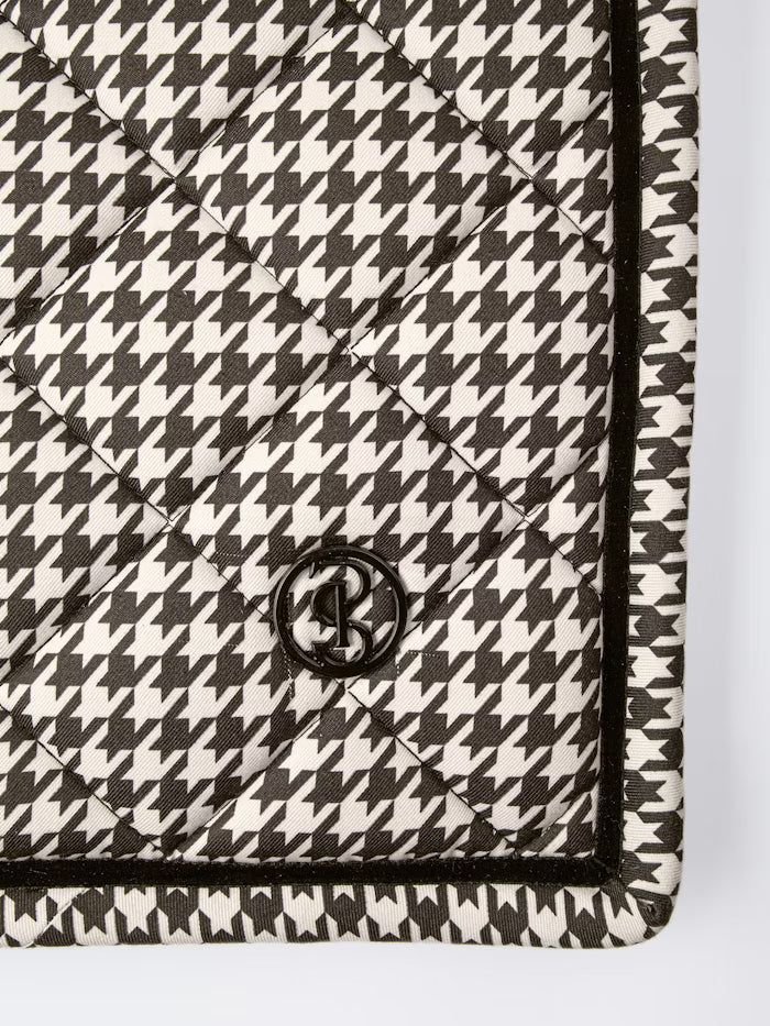PS of Sweden Houndstooth Dressage Saddle Pad Black