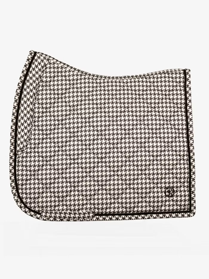 PS of Sweden Houndstooth Dressage Saddle Pad Black