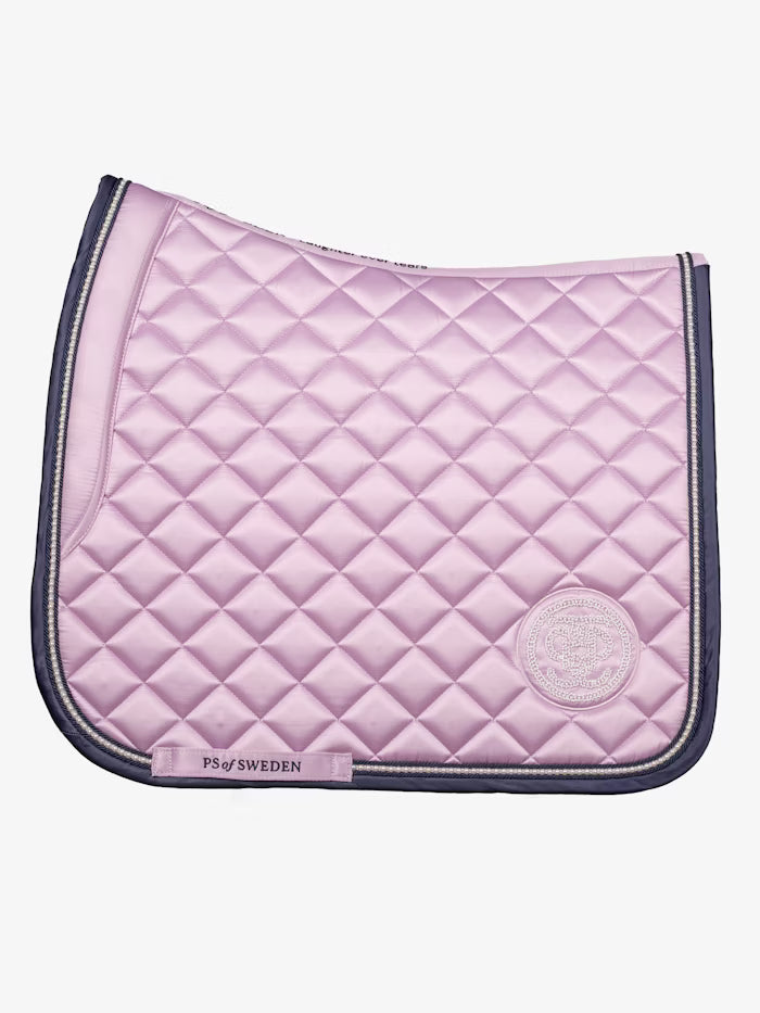 PS of Sweden Pearl Monogram Dressage Saddle Pad Frosted Lilac