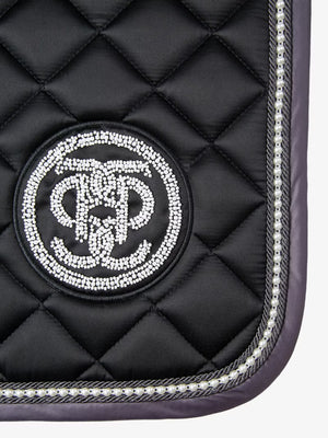 PS of Sweden Pearl Monogram Dressage Saddle Pad Black