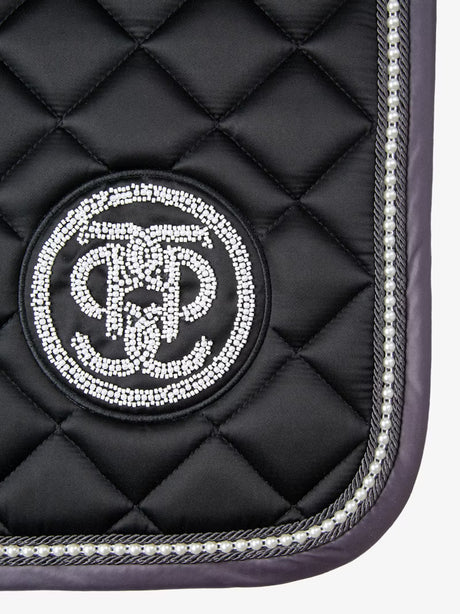 PS of Sweden Pearl Monogram Dressage Saddle Pad Black