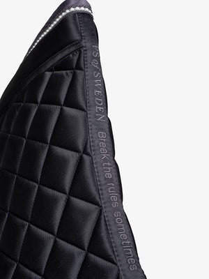PS of Sweden Pearl Monogram Dressage Saddle Pad Black
