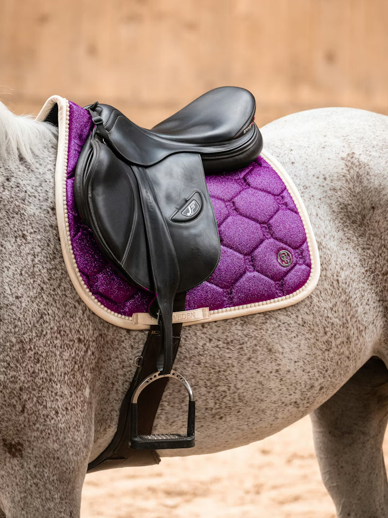 PS of Sweden Stardust Pearl Jump Saddle Pad Sparkly Violet
