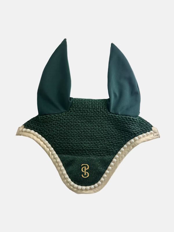 PS of Sweden Stardust Pearl Ear Bonnet Sparkly Emerald