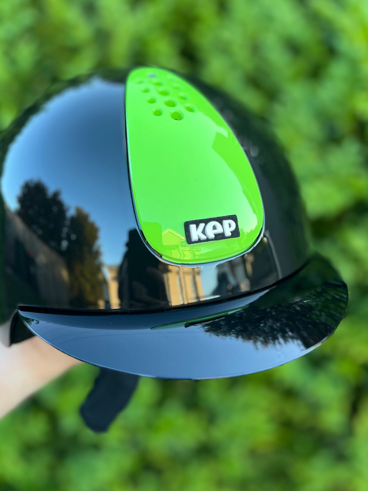 KEP KEPPY Helmet Polish Black/Green