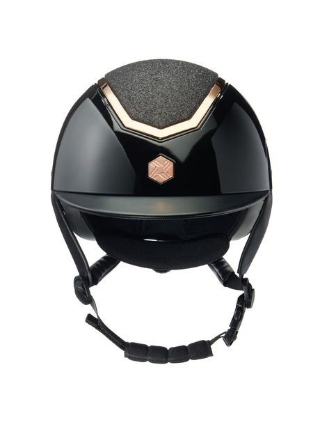 Charles Owen Kylo Sparkly Helmet Black Gloss/Rose Gold
