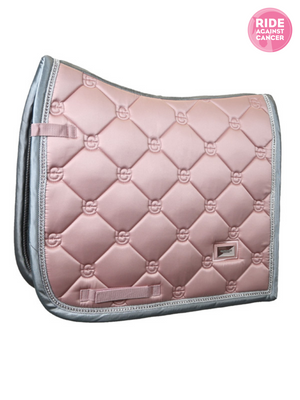 Equestrian Stockholm Dressage Saddle Pad Pink Crystal