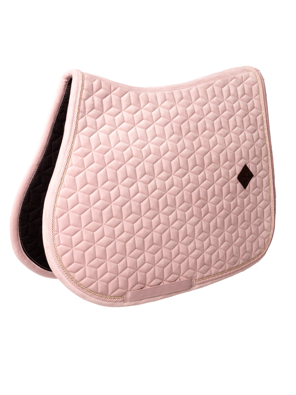 Kentucky Velvet Jump Saddle Pad Soft Rose