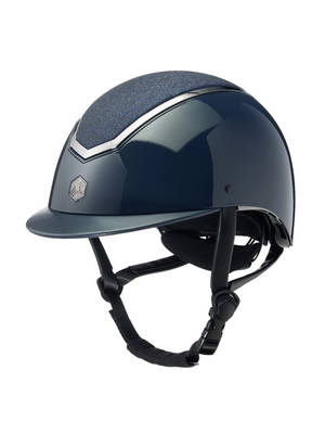 Charles Owen Kylo Sparkly Helmet Navy Gloss/Pewter