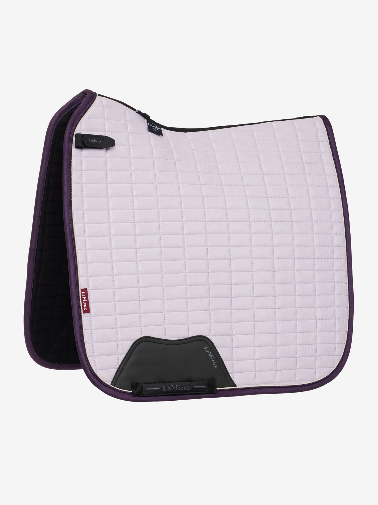 LeMieux Suede Square Dressage Saddle Pad Lilac