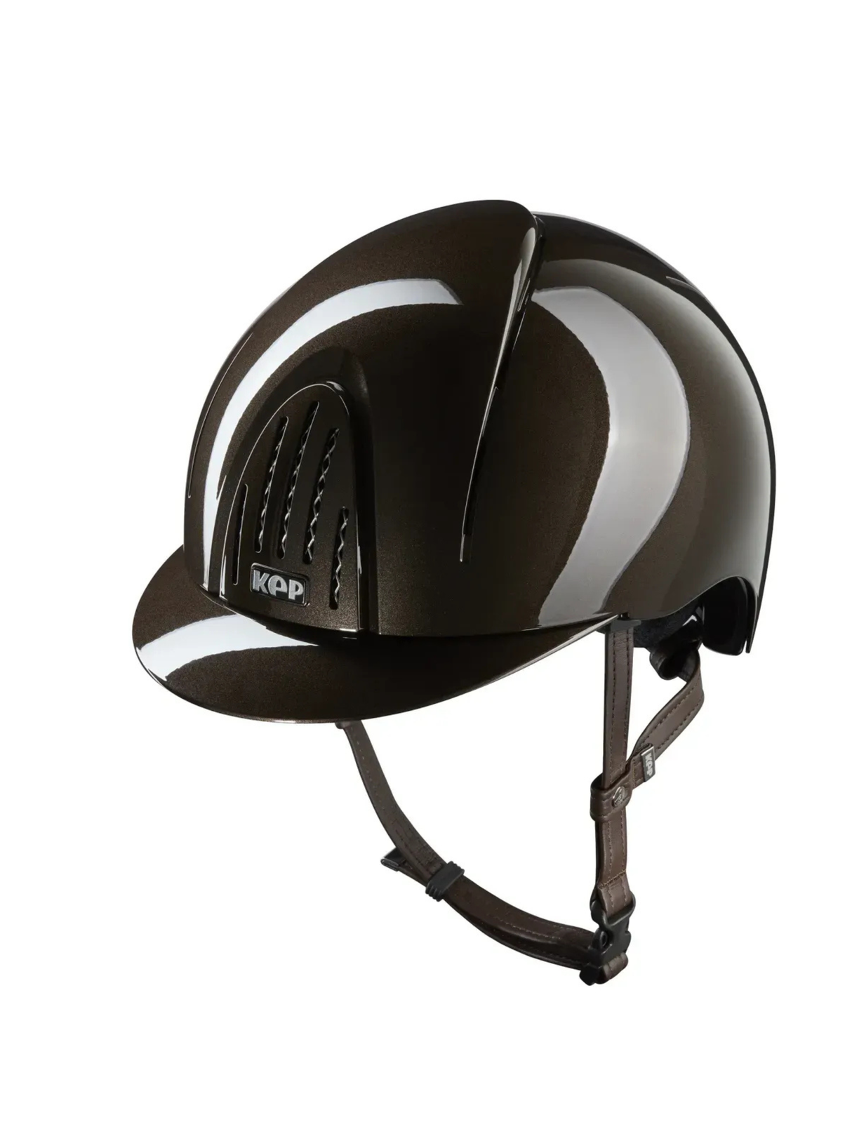 KEP Smart Nova Helmet Metal Polish Brown
