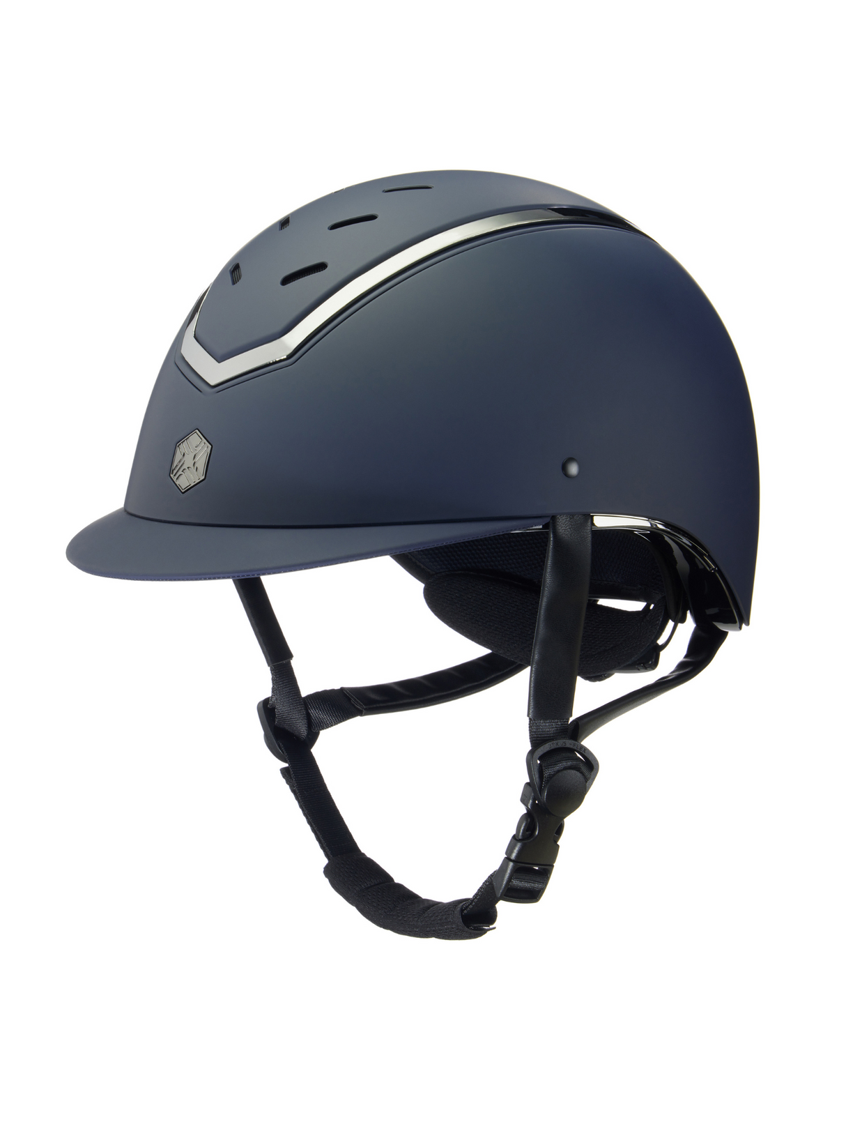 Charles Owen Kylo Helmet Navy Matte/Pewter