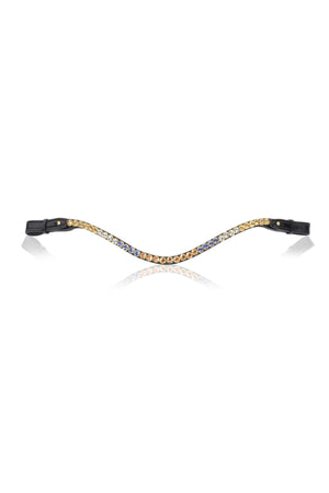 Utzon Equestrian Elegant Browband Quatre Blue